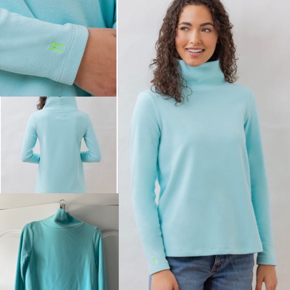 NWT Dudley Stephens Greenpoint Turtleneck in Mint XS.